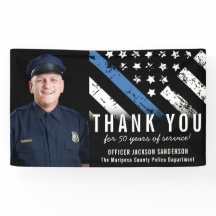 Individuell anpassbares Blue Line Police Rentireme