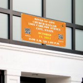 Individuell anpassbares Business Event Banner (Äußeres Gebäude)