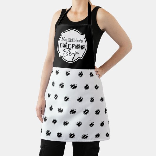 Individuell anpassbares Coffee Shop Logo für Gesch Schürze (InSitu)