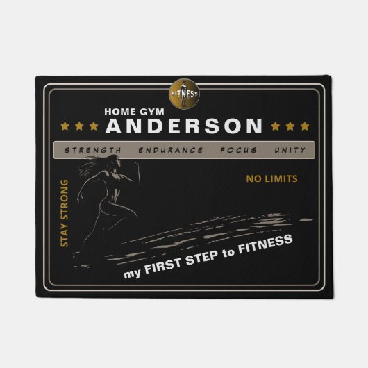 Individuell anpassbares dynamisches Sprinter-Desig Fußmatte (Vorderseite)