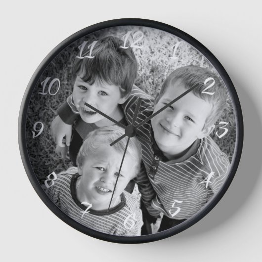 Individuell anpassbares Foto Uhr (Vorderseite)