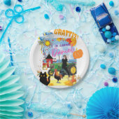 Individuell anpassbares Geburtstagsdesign Pappteller (Party)