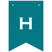 Individuell anpassbares Happy Birthday Farbenfrohe Wimpelkette (Zweite Fahne)