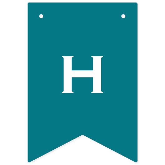 Individuell anpassbares Happy Birthday Farbenfrohe Wimpelkette (Zweite Fahne)