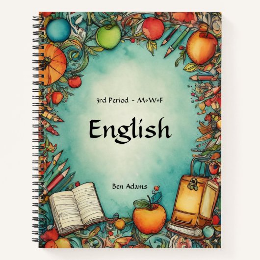 Individuell anpassbares SachNotebook Notizblock (Vorderseite)