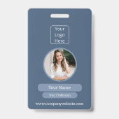 Individuell anpassbares Unternehmen-ID-Abzeichen m Ausweis (Vorderseite)