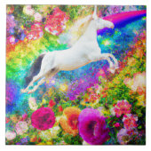 Individuell anpassbares White Horse Modernes Class Fliese (Vorderseite)