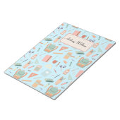 Individuell auf das Schulgrün abgestimmt Notizblock (angewinkelt)