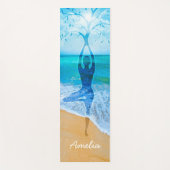 Individuell-Beach-inspirierende Motivation- Yogamatte (Vorderseite)
