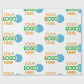 Individuell bedruckte Verpackung mit Logo Firmen-G Geschenkpapier (Flach)