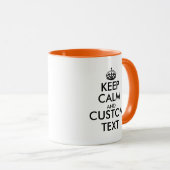 Individuell Behalten Ruhe und Combo-Farbkaffee Tasse (VorderseiteRechts)