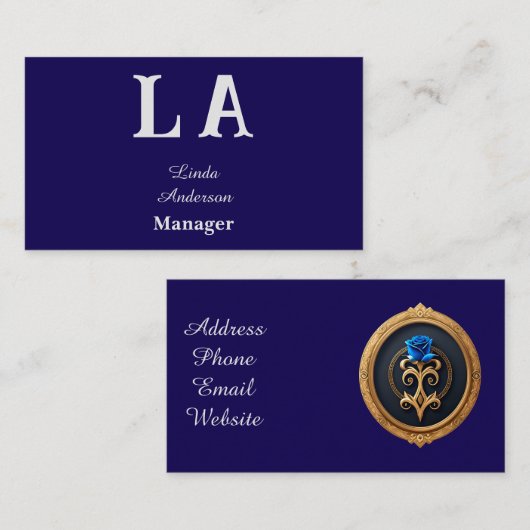 Individuell dynamisch beruflich visitenkarte (Vorne/Hinten)