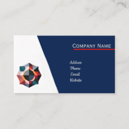 Individuell dynamisch beruflich visitenkarte