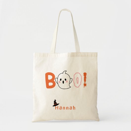 individuell einstellbare Boohalloween Tote Bag Tragetasche (Vorne)