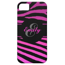 Individuell einstellbare rosa Zebrastreifen iPhone