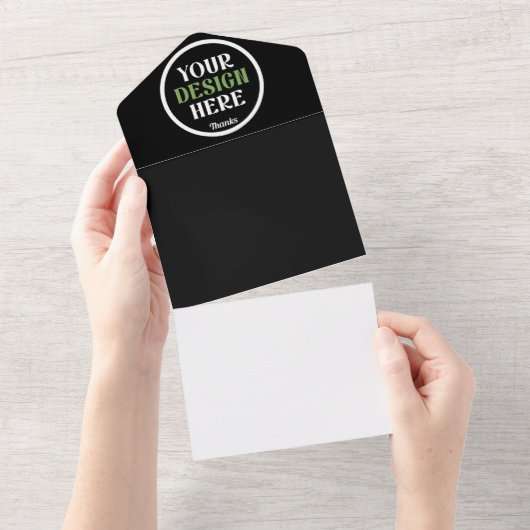 individuell, einzigartig, elegant & minimalistisch all in one einladung (Abreißtisch)