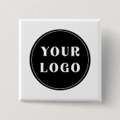 individuell, einzigartig, elegant & minimalistisch button (Vorderseite)