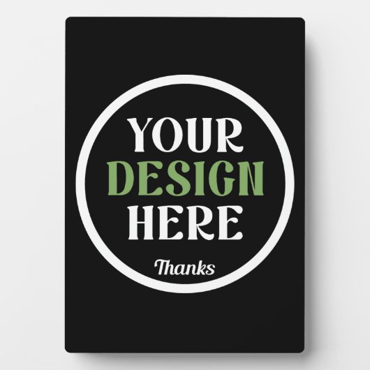 individuell, einzigartig, elegant & minimalistisch fotoplatte (Vorderseite)