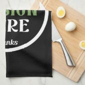 individuell, einzigartig, elegant & minimalistisch geschirrtuch (Viertel Falte)