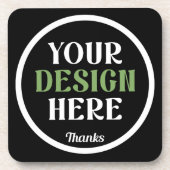 individuell, einzigartig, elegant & minimalistisch getränkeuntersetzer (Vorderseite)