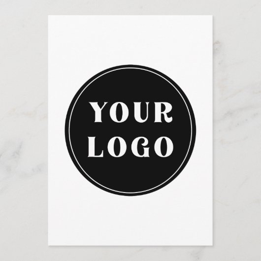 individuell, einzigartig, elegant & minimalistisch hinweiskarte (Vorderseite)