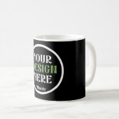 individuell, einzigartig, elegant & minimalistisch kaffeetasse (VorderseiteRechts)