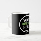 individuell, einzigartig, elegant & minimalistisch kaffeetasse (Vorderseite Links)