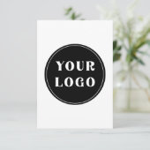 individuell, einzigartig, elegant & minimalistisch karte (Stehend Vorderseite)