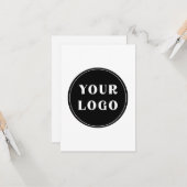 individuell, einzigartig, elegant & minimalistisch karte (Vorderseite/Rückseite Beispiel)