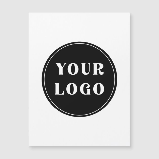 individuell, einzigartig, elegant & minimalistisch magnetkarte (Vorderseite)