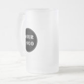 individuell, einzigartig, elegant & minimalistisch mattglas bierglas (Vorderseite Links)