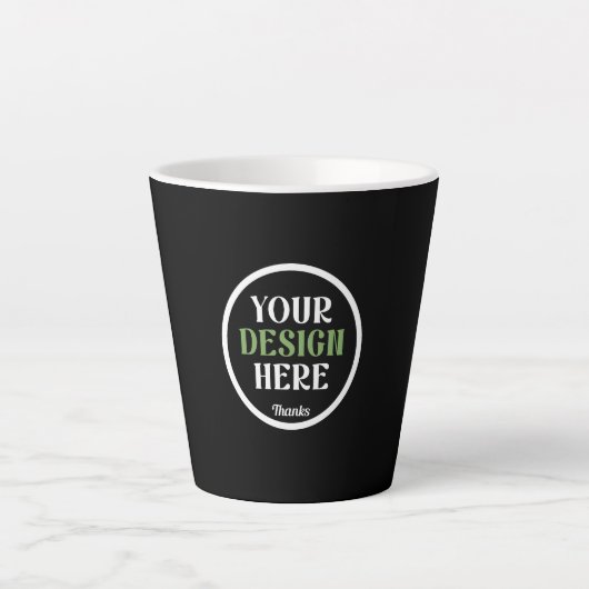 individuell, einzigartig, elegant & minimalistisch milchtasse (Vorderseite)