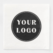 individuell, einzigartig, elegant & minimalistisch serviette (Vorderseite)