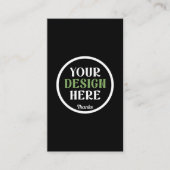 individuell, einzigartig, elegant & minimalistisch visitenkarte (Vorderseite)