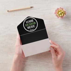 individuell, einzigartig, elegant und minimalistis all in one einladung