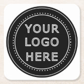 Individuell, elegant, kühl und raffiniert rechteckiger pappuntersetzer (Vorderseite)