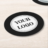 Individuell, elegant, kühl und raffiniert runder pappuntersetzer (Angewinkelt)