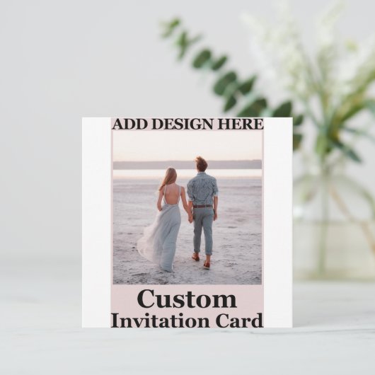 Individuell, elegant, kühl und raffiniert save the date (Stehend Vorderseite)