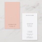Individuell elegante Minimalistische moderne, einf Visitenkarte (Vorne/Hinten)