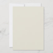 Individuell elegante, moderne, mit einem Karton we Dankeskarte (Rückseite)