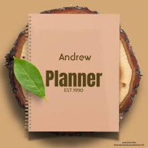 Individuell eleganter rosa brauner Text modern nie