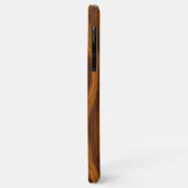 Individuell elegantes Retro-Holzkornmuster Case-Mate iPhone Hülle (Hinten/Links)
