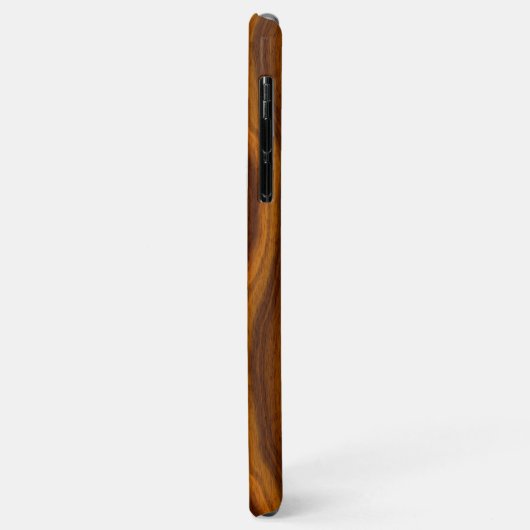 Individuell elegantes Retro-Holzkornmuster Case-Mate iPhone Hülle (Hinten/Links)