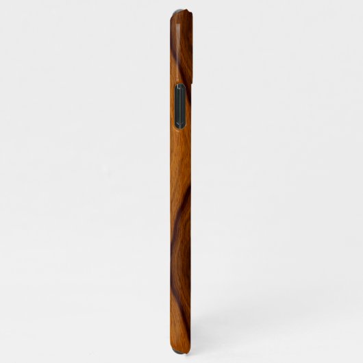 Individuell elegantes Retro-Holzkornmuster iPhone Hülle (Rechte Seite)