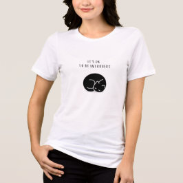Individuell Es ist okay, eine introvertierte Katze Tri-Blend Shirt