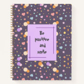 Individuell farbiges Polka-Notebook Notizblock (Vorderseite)