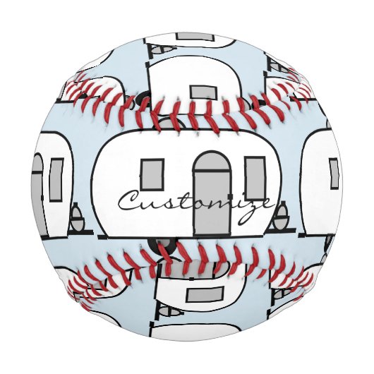 Individuell gedrehter Caravan Chez Trailer Baseball (Vorderseite)