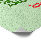 Individuell gemütliches Weihnachtsgebäck Hütte Fam Poster (Ecke)