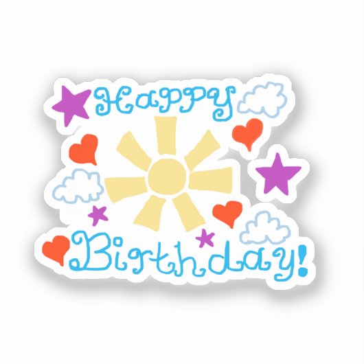 individuell geschnittenes Vinyl-Aufkleber Aufkleber (Vorderseite)