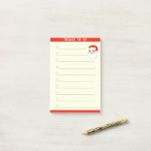 Individuell gestaltbare Dinge zu tun & Weihnachtsm Post-it Klebezettel (Auf Schreibtisch)